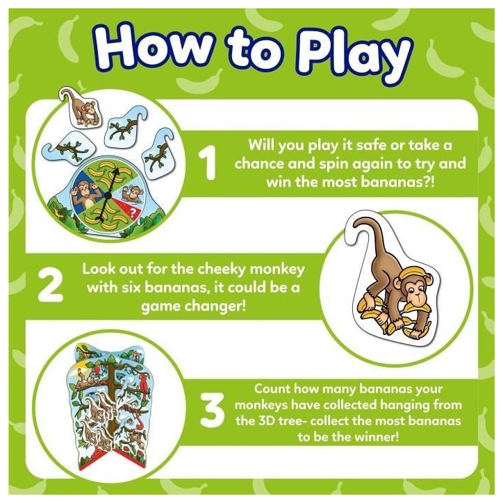 Orchard Toys Cheeky Monkeys a Luck Game Orchard Toys Cheeky Monkeys a Luck Game