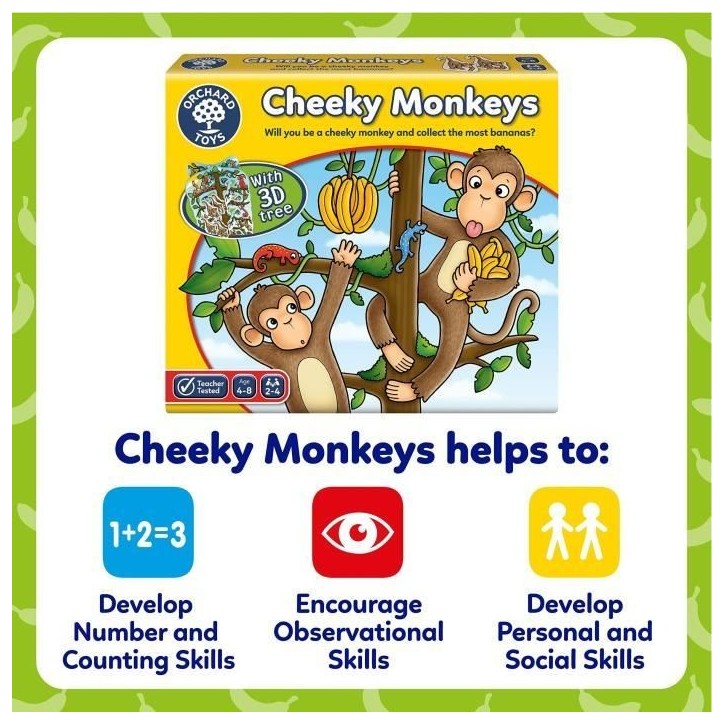 Orchard Toys Cheeky Monkeys a Luck Game Orchard Toys Cheeky Monkeys a Luck Game