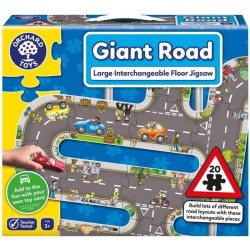 Puzzle - ORCHARD - Giant route Road - 20 grosses pieces interchangeabl