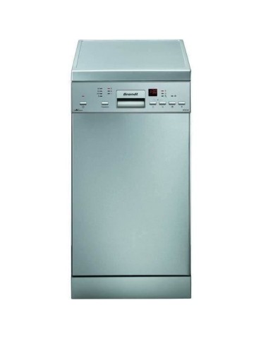 Lave-vaisselle pose libre BRANDT DFS1010X - 10 couverts - Induction - L45cm - 47dB - Inox