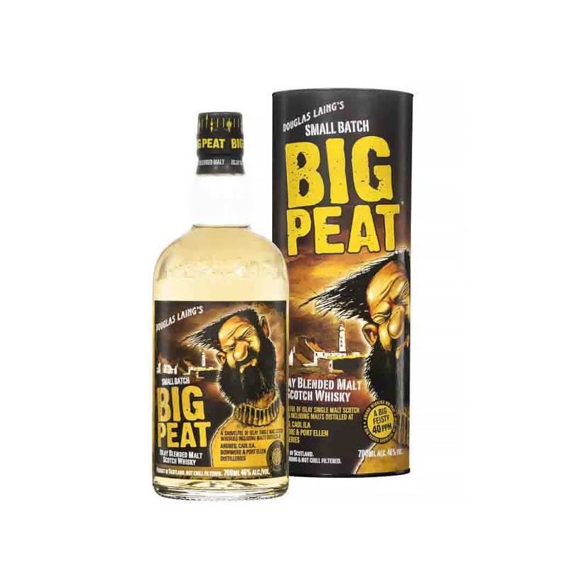 BIG PEAT - Blended Malt Whisky - Ecosse/Islay - 46% Alcool - 70 cl ave BIG PEAT - Blended Malt Whisky - Ecosse/Islay - 46% Alcool - 70 cl ave