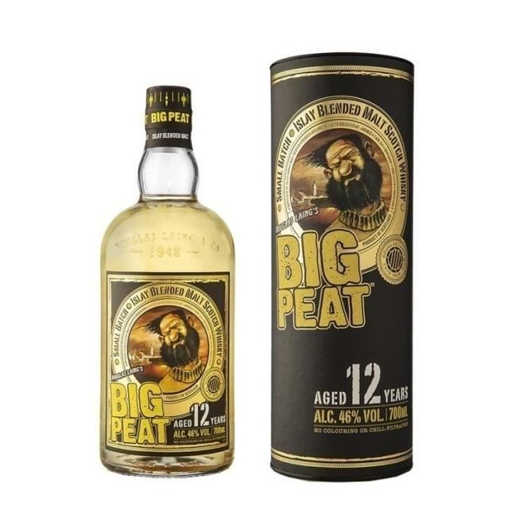 Big Peat - 12 ans - Islay Blended Malt Scotch Whisky - 46,0% Vol. - 70cl
