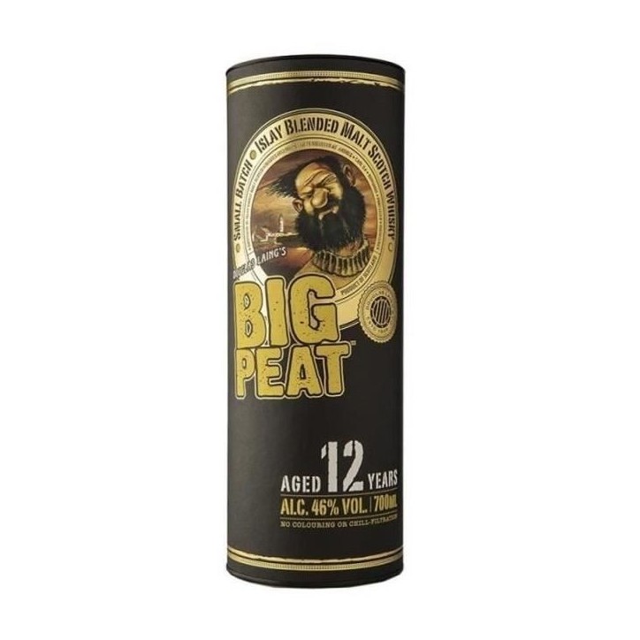Big Peat - 12 ans - Islay Blended Malt Scotch Whisky - 46,0% Vol. - 70cl