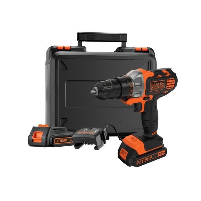 Perceuse visseuse multievo sans fil - 18V - BLACK+DECKER - MT218K-QW - Perceuse visseuse multievo sans fil - 18V - BLACK+DECKER - MT218K-QW -
