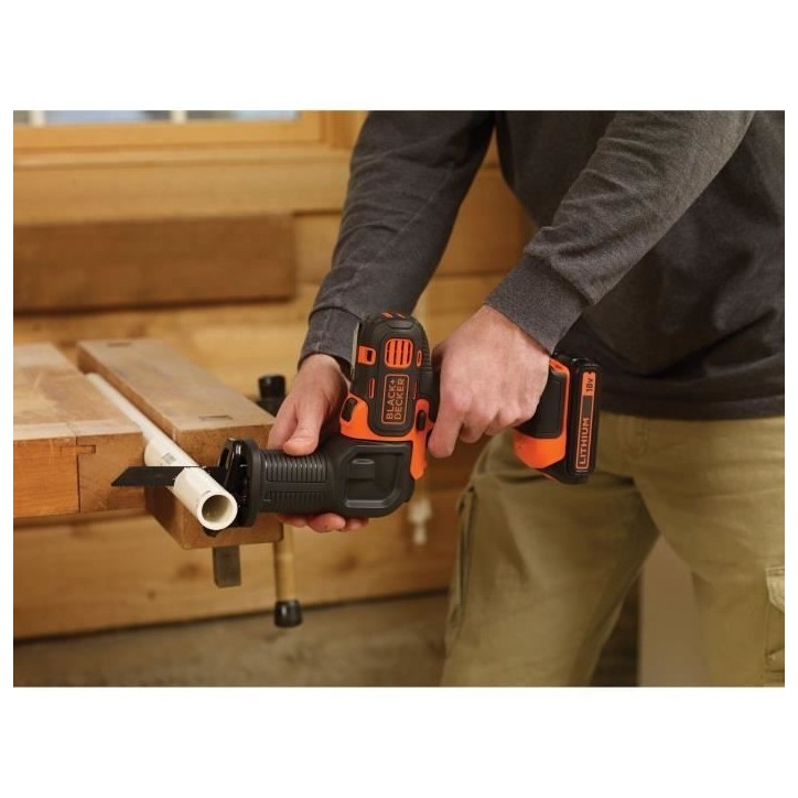 Perceuse visseuse multievo sans fil - 18V - BLACK+DECKER - MT218K-QW - batterie - chargeur - coffret Perceuse visseuse multievo sans fil - 18V - BLACK+DECKER - MT218K-QW - batterie - chargeur - coffret