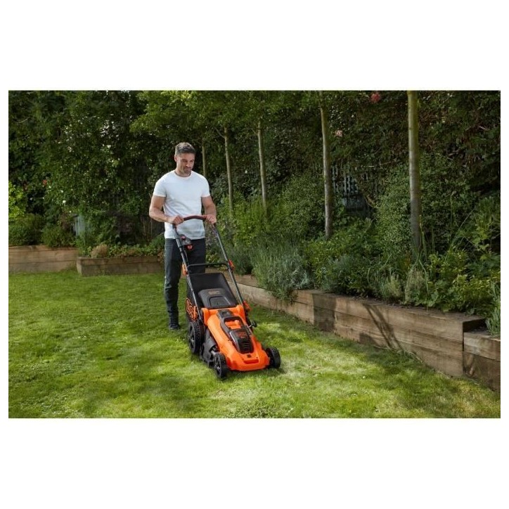 Tondeuse sans fil + 2 batterie 2Ah + chargeur - BLACK&DECKER - CLMA4820L2-QW - 36V - 48cm - Mulching, éjection latérale ou bac Tondeuse sans fil + 2 batterie 2Ah + chargeur - BLACK&DECKER - CLMA4820L2-QW - 36V - 48cm - Mulching, éjection latérale ou bac