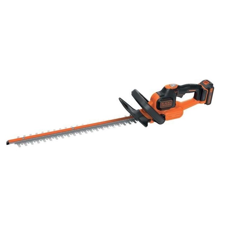 Taille-haies électrique sans fil + batterie 2Ah + chargeur - BLACK&DECKER - GTC18452PC-QW - 18V -Lame 45cm Taille-haies électrique sans fil + batterie 2Ah + chargeur - BLACK&DECKER - GTC18452PC-QW - 18V -Lame 45cm