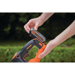 Taille-haies électrique sans fil + batterie 2Ah + chargeur - BLACK&DE