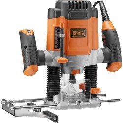 Défonceuse filaire - BLACK+DECKER - KW1200E-QS - 1200W - 7 accessoire