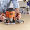 Défonceuse filaire - BLACK+DECKER - KW1200E-QS - 1200W - 7 accessoire