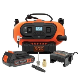 Gonfleur compresseur filaire ou sans fil - BLACK+DECKER - BDCINF18N-QS
