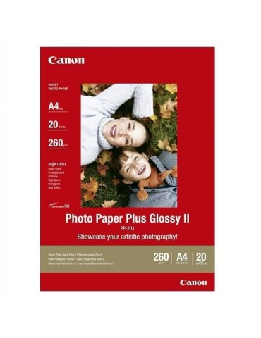 Papier photo brillant CANON PP-201 - 20 feuilles A4 265gr