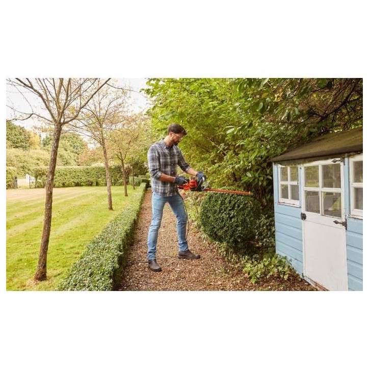 Taille-haies électrique filaire - BLACK&DECKER - BEHTS501-QS - 600W - Lame 60cm