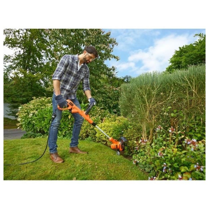 Coupe-bordures 3 en 1 électrique filaire - BLACK&DECKER - BESTA530CM-QS - 550W - 30cm - dresse-bordures + tonte