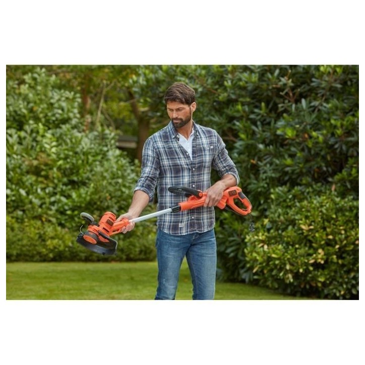 Coupe-bordures 3 en 1 électrique filaire - BLACK&DECKER - BESTA530CM-QS - 550W - 30cm - dresse-bordures + tonte