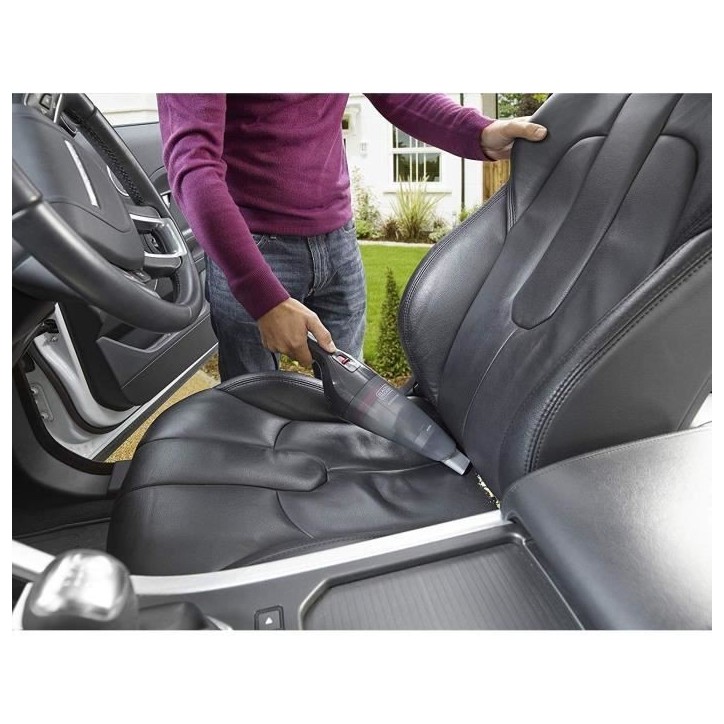 Aspirateur a main Dusbuster Auto BLACK+DECKER - NVB12AV-XJ - Spécial voiture - Branchement allume-cigare