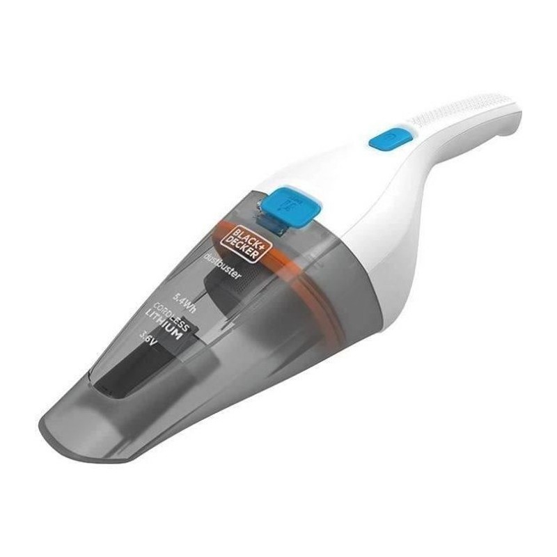 Aspirateur a main sans fil BLACK+DECKER NVC115JL-QW - 8 AW - 3,6 V - 1 Aspirateur a main sans fil BLACK+DECKER NVC115JL-QW - 8 AW - 3,6 V - 1