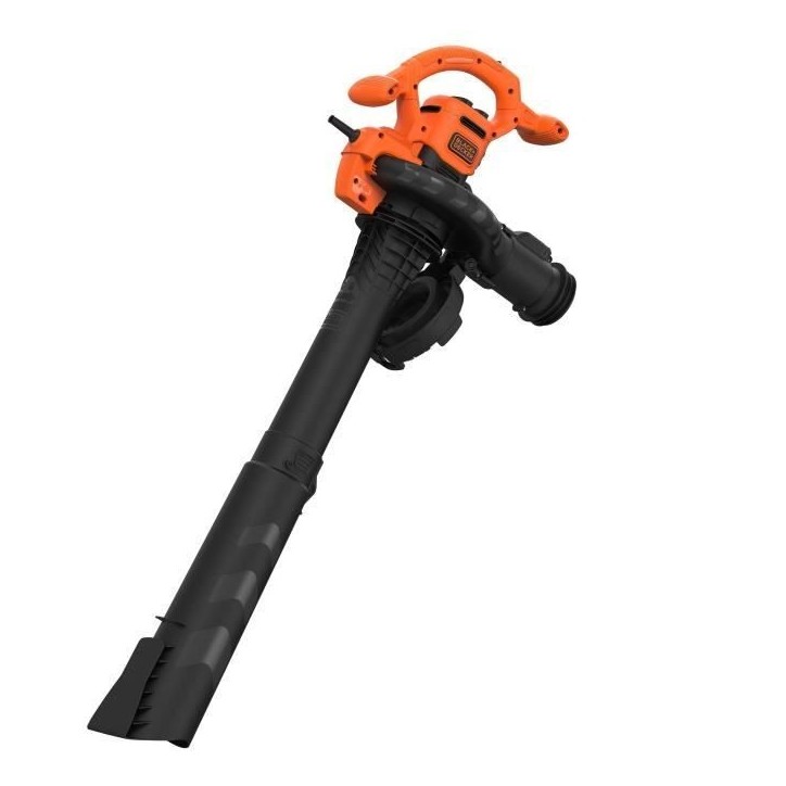 Aspirateur souffleur broyeur filaire BLACK+DECKER - BEBLV260-QS - 2600W - Sac 40L - Systeme bi-tube Aspirateur souffleur broyeur filaire BLACK+DECKER - BEBLV260-QS - 2600W - Sac 40L - Systeme bi-tube