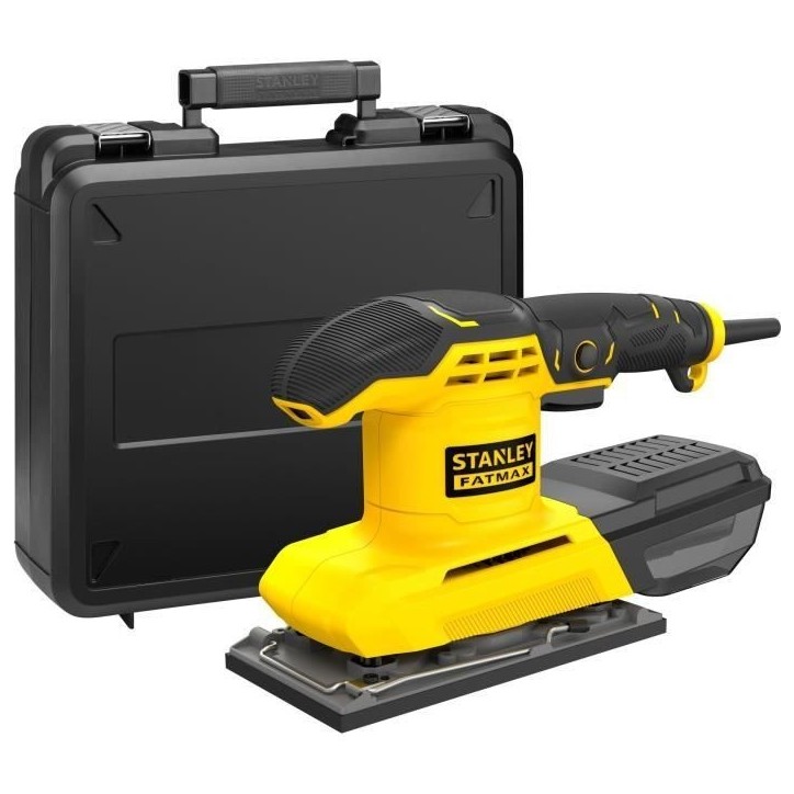 Stanley - FatMax STANLEY FATMAX Ponceuse orbitale 280 W 1/3 Ø orbite 2 mm avec mallette - FMEW214K-QS