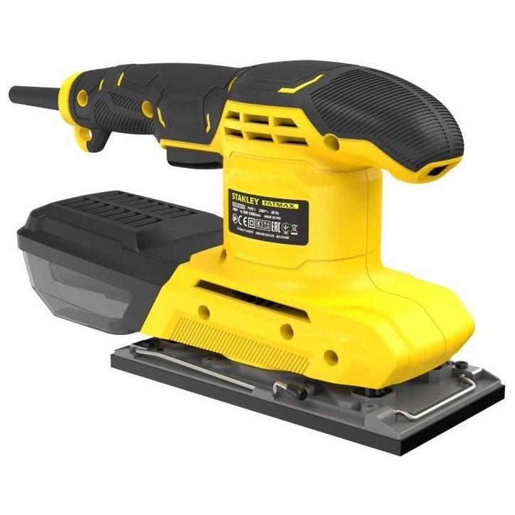 Stanley - FatMax STANLEY FATMAX Ponceuse orbitale 280 W 1/3 Ø orbite 2 mm avec mallette - FMEW214K-QS