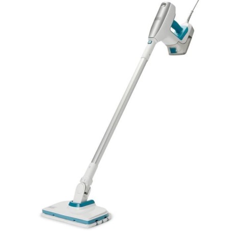 Balai vapeur multifonction - BLACK & DECKER - BHSM15FX08-QS - 1500 W - 8 accessoires - Blanc / Gris / Bleu