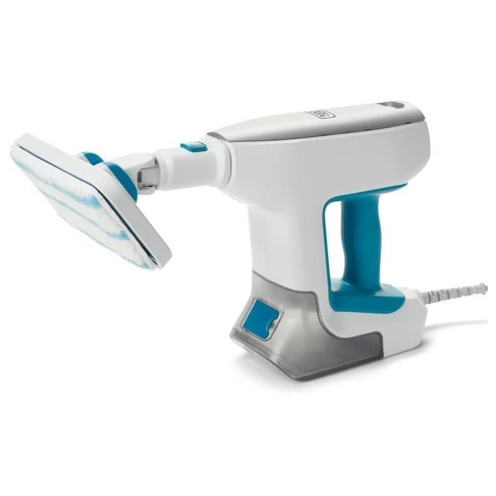 Balai vapeur multifonction - BLACK & DECKER - BHSM15FX08-QS - 1500 W - 8 accessoires - Blanc / Gris / Bleu