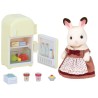 SYLVANIAN FAMILIES - 5014 - Set Maman Lapin Chocolat et Réfrigérateu