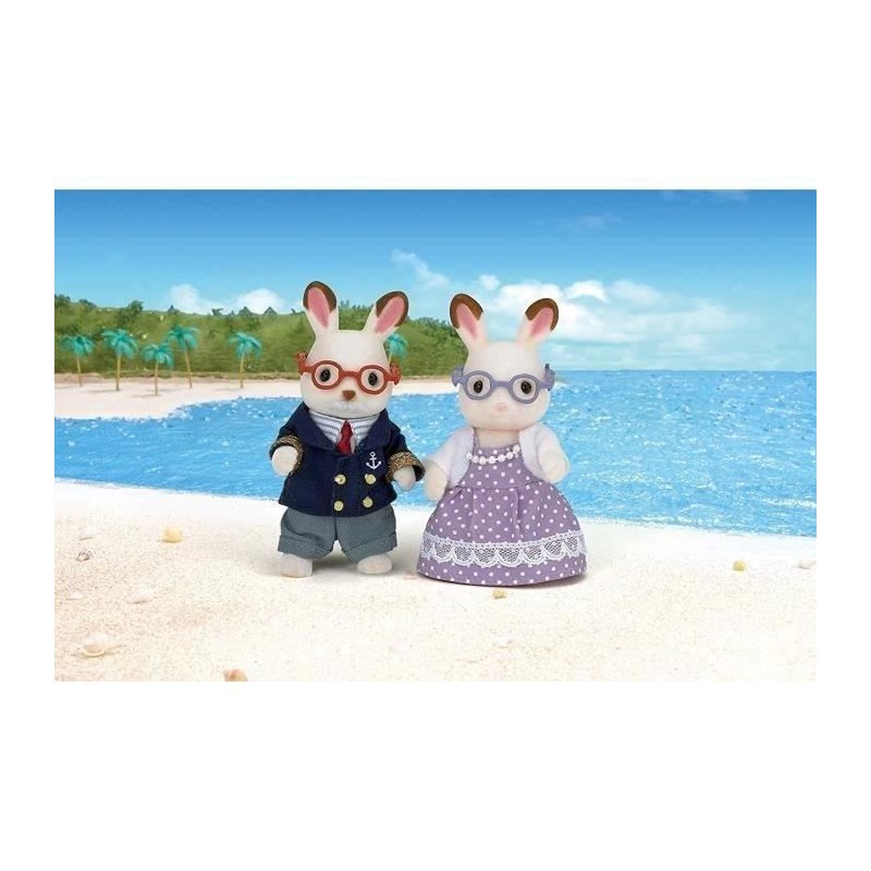 SYLVANIAN FAMILIES - 5190 - Grands-Parents Lapin Chocolat - Les famill SYLVANIAN FAMILIES - 5190 - Grands-Parents Lapin Chocolat - Les famill
