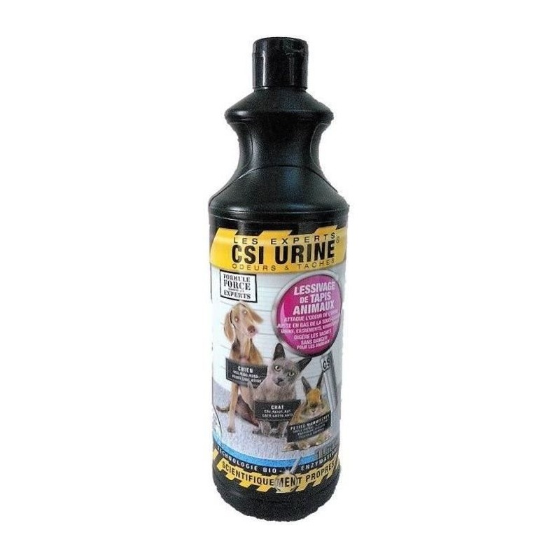 CSI URINE Lessivage de tapis 1L - Pour animaux CSI URINE Lessivage de tapis 1L - Pour animaux