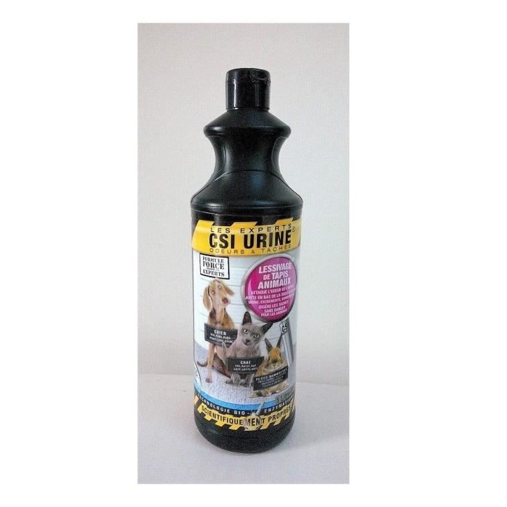 CSI URINE Lessivage de tapis 1L - Pour animaux
