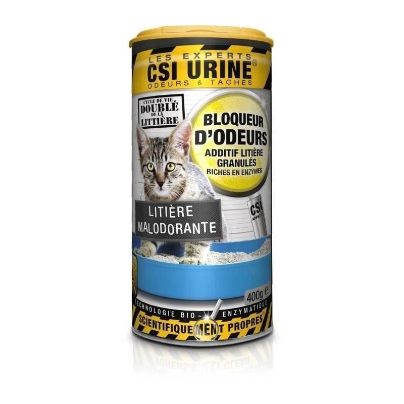 Granulés litiere CSI URINE 400gr Granulés litiere CSI URINE 400gr