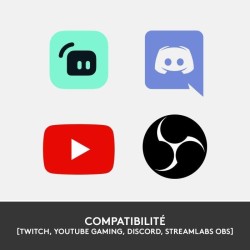 Webcam - Full HD 1080p - Logitech G - StreamCam - Microphone intégré