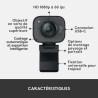 Webcam - Full HD 1080p - Logitech G - StreamCam - Microphone intégré