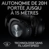 Casque gamer - Sans fil - Logitech G - Pro X - Bluetooth - PC - Noir