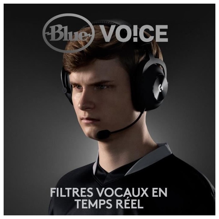 Casque gamer - Sans fil - Logitech G - Pro X - Bluetooth - PC - Noir Casque gamer - Sans fil - Logitech G - Pro X - Bluetooth - PC - Noir