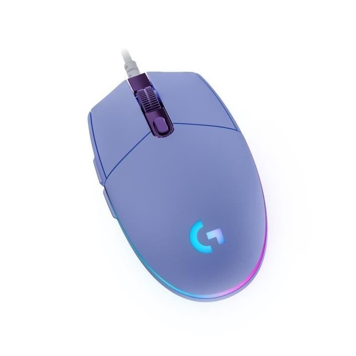 Souris gamer - Filaire - Logitech G - G203 - Lilas