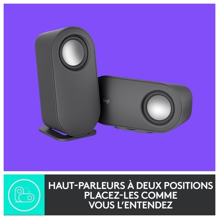 Enceinte PC - Sans fil - Logitech - Z407 - Noir Enceinte PC - Sans fil - Logitech - Z407 - Noir