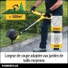 Powerplus Coupe-Bordure Électrique POWXG30033 - 500 W, 320 mm Ø, Jar