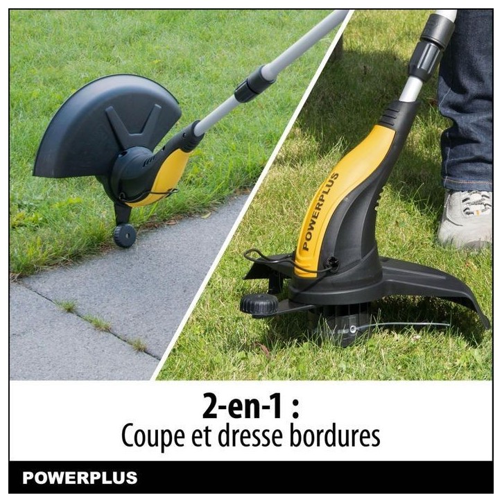 Powerplus Coupe-Bordure Électrique POWXG30033 - 500 W, 320 mm Ø, Jardinage Outillage, Coupe-Herbe & Coupe-Bordures pour votre Powerplus Coupe-Bordure Électrique POWXG30033 - 500 W, 320 mm Ø, Jardinage Outillage, Coupe-Herbe & Coupe-Bordures pour votre