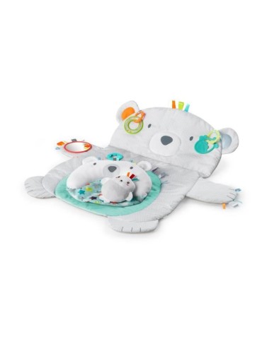 BRIGHT STARTS Tapis d'éveil Ours Polaire Tummy Time Prop & Play™