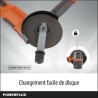 Meuleuse d'angle sans fil de 20V - Dual Power - POWDP35100 - Disque Ab