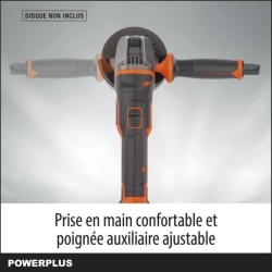 Meuleuse d'angle sans fil de 20V - Dual Power - POWDP35100 - Disque Ab