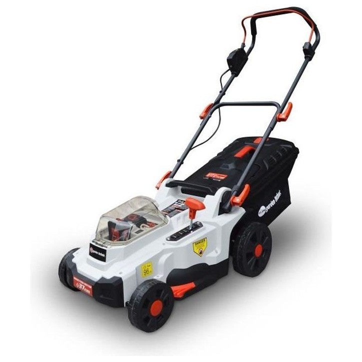 Tondeuse a batterie 37cm 40V - ELEM - TDE40V37-LI2BF - Fonction mulching - Moteur a induction