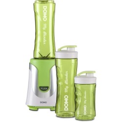 Blender individuel DOMO - DO436BL - 300W - 2 bols 600 ml et 300 ml inc