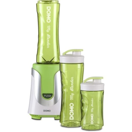 Blender individuel DOMO - DO436BL - 300W - 2 bols 600 ml et 300 ml inc