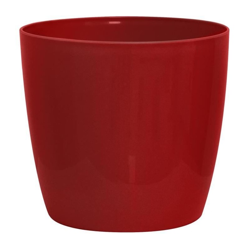 Cache-pot brillant - GARDEN ID - Shiny Rouge avec roulettes - 35 x 32 Cache-pot brillant - GARDEN ID - Shiny Rouge avec roulettes - 35 x 32