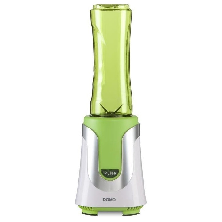 Blender individuel DOMO - DO436BL - 300W - 2 bols 600 ml et 300 ml inclus - vert Blender individuel DOMO - DO436BL - 300W - 2 bols 600 ml et 300 ml inclus - vert
