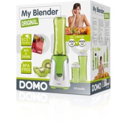 Blender individuel DOMO - DO436BL - 300W - 2 bols 600 ml et 300 ml inc