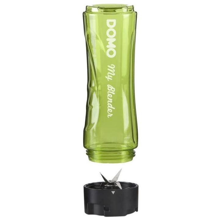Blender individuel DOMO - DO436BL - 300W - 2 bols 600 ml et 300 ml inclus - vert Blender individuel DOMO - DO436BL - 300W - 2 bols 600 ml et 300 ml inclus - vert