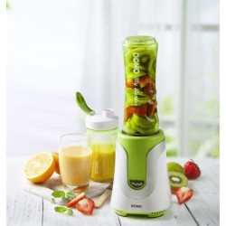 Blender individuel DOMO - DO436BL - 300W - 2 bols 600 ml et 300 ml inc